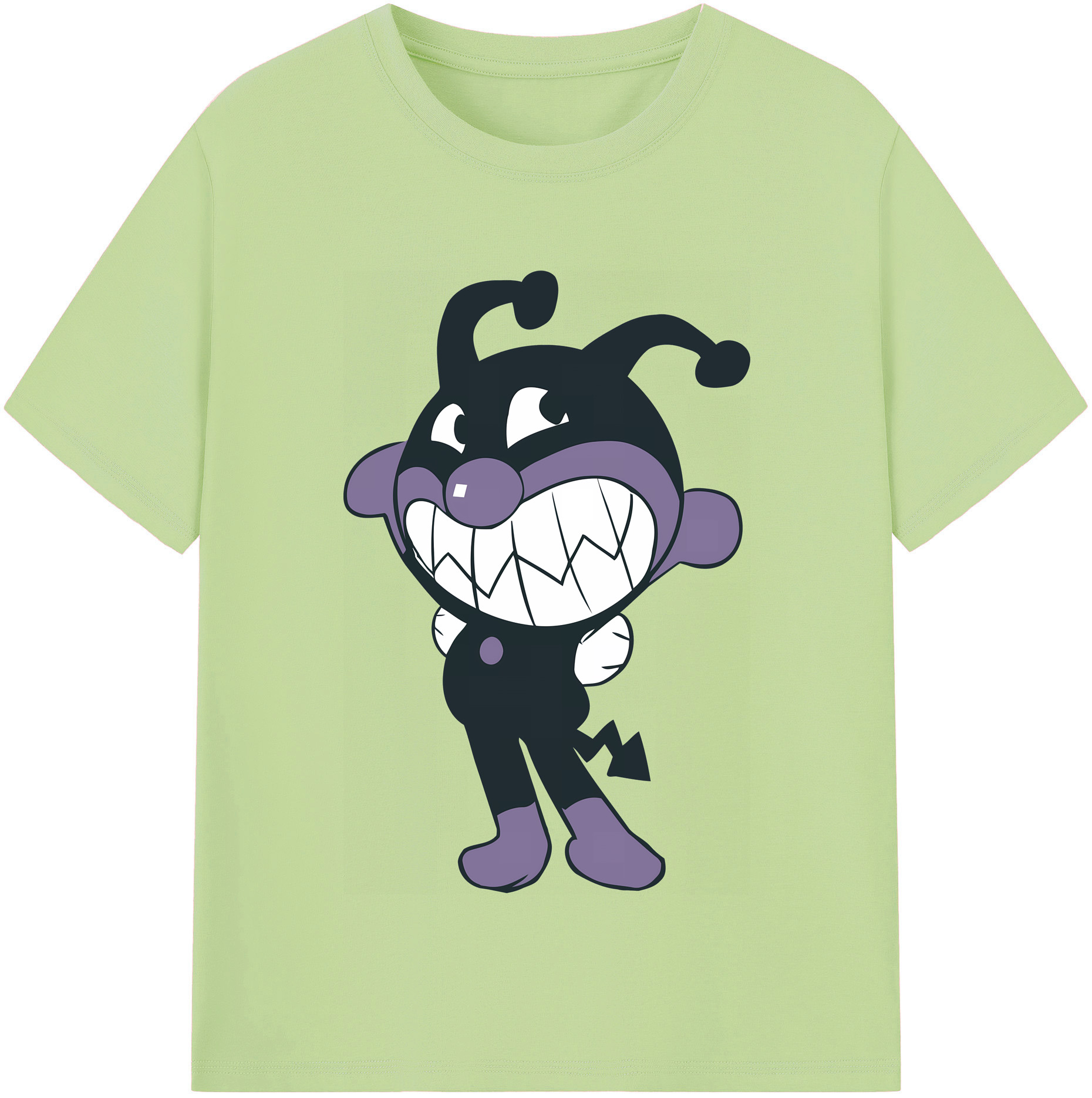 （画像用） アンパンマン Anpanman 綿100％半袖Tシャツ（フロントプリント）